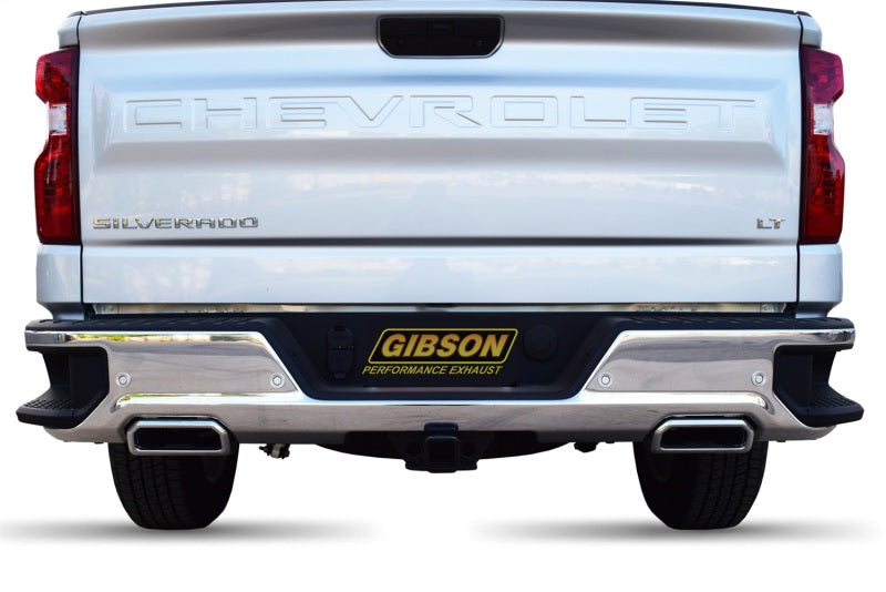 Gibson 19-23 Silverado/GMC Sierra 1500 5.3L Crew Cab Cat-Back Dual Split Exhaust Secondary image