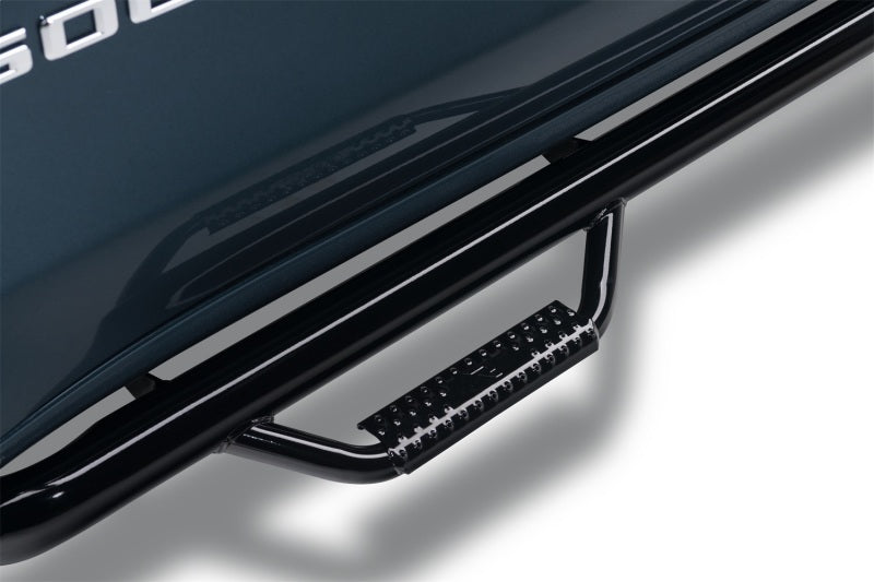 N-Fab Nerf Step 2019 Chevy/GMC 1500 Crew Cab - Cab Length Gloss - Black - 3in Secondary image