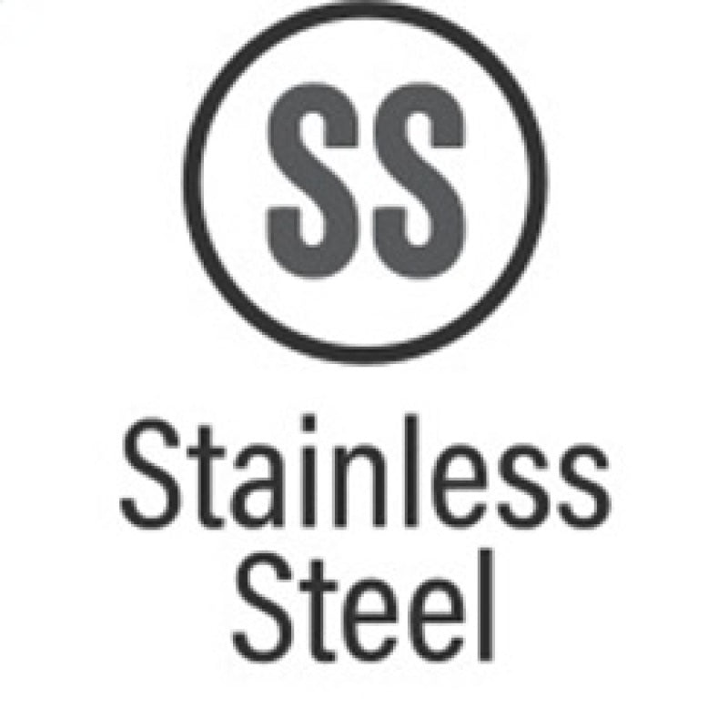 Stainless Steel logo representation for durability in offroad parts.