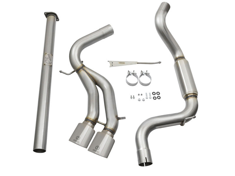 aFe POWER Takeda 3in 304 SS Cat-Back Exhaust w/ Polished Tips 13-17 Ford Focus ST L4-2.0L (t) Secondary image