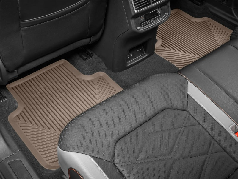 WeatherTech 18-24 Volkswagen Atlas (Incl. 20-24 Cross Sport) Rear Rubber Mats - Tan Secondary image