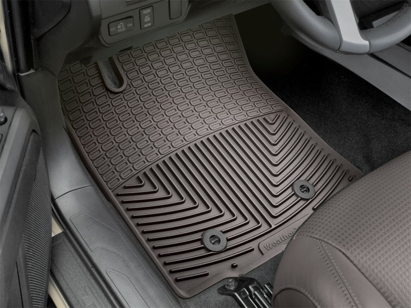 WeatherTech 2016+ Toyota Tacoma Access/Double Cab (A/T Only) Front Rubber Mats - Cocoa Secondary image