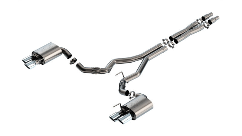 Borla 2024 Ford Mustang GT 5.0L V8 w/ Active Exhaust ATAK Cat-Back Exhaust System Main image