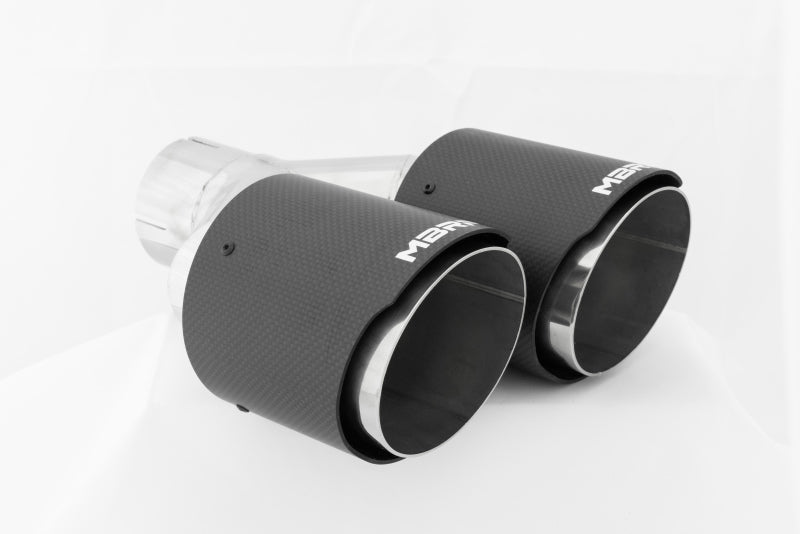 MBRP Universal Carbon Fiber Dual Tip 4in OD/2.5in Inlet Secondary image