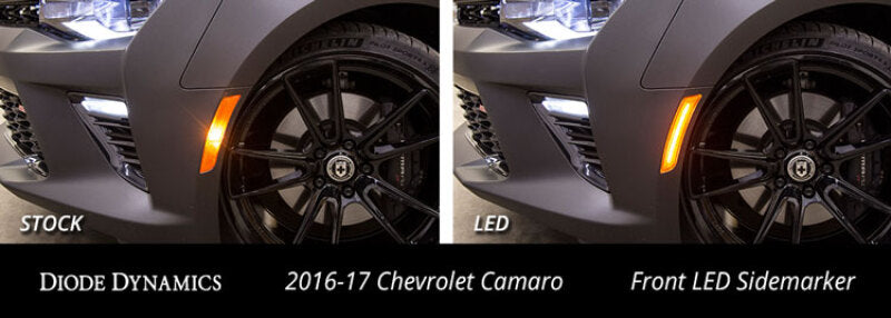 Diode Dynamics 16-21 Chevrolet Camaro LED Sidemarkers - Amber/ - Red (set) Secondary image