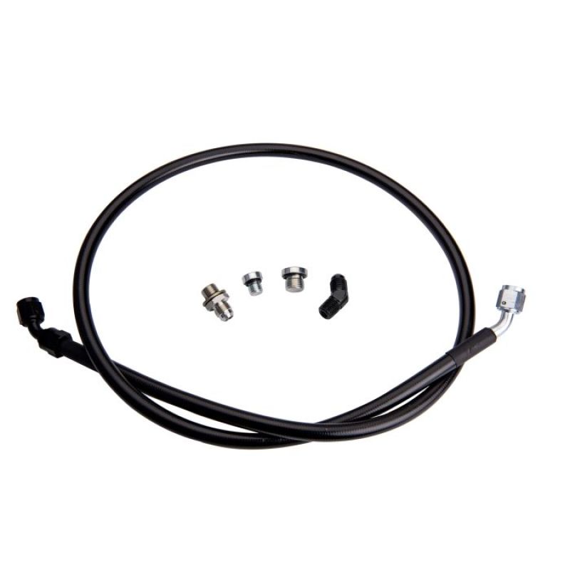 Fleece Performance Duramax Remote Turbo Oil Feed Line Kit for 01-16 Duramax/w 1/4 NPT Oil Inlet Secondary image