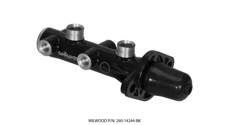 Wilwood Tandem Remote Master Cylinder - 1 1/8in Bore Black Secondary image