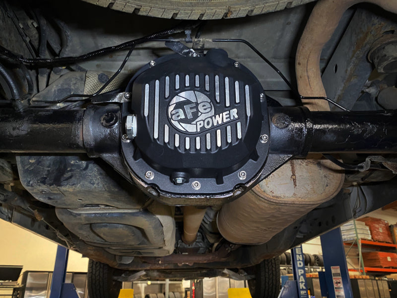 aFe 90-14 Ford F-150 Rear Differential Cover - Black w/ Machined Fins Secondary image