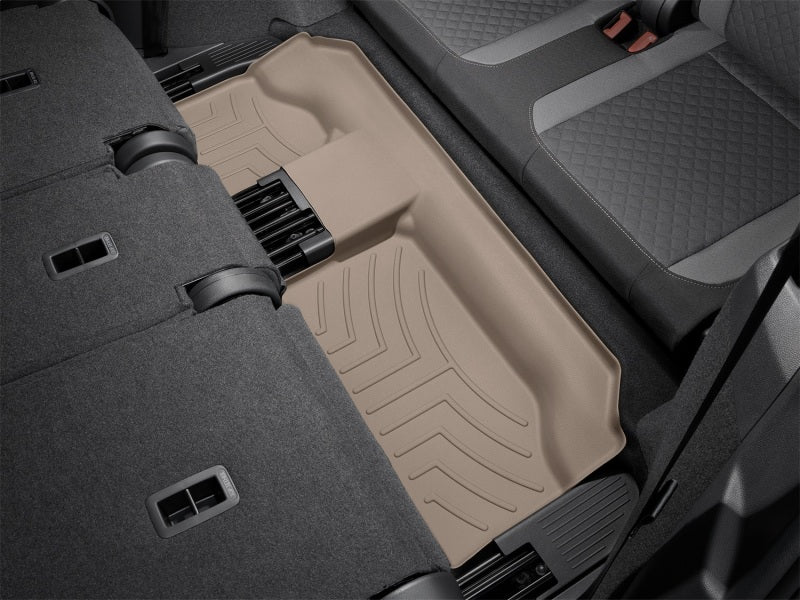 WeatherTech 2018+ Volkswagen Tiguan Rear FloorLiner - Tan (Fits 7 Passenger Models Only) Secondary image