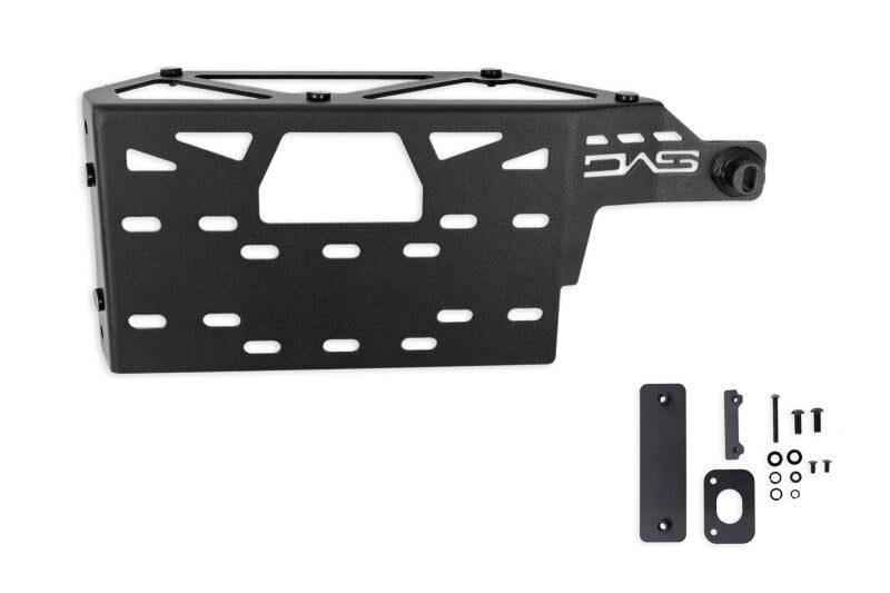DV8 Offroad 25-26 Toyota 4Runner i-Force MAX Compressor Mount - Micro Texture Black Powder Coat Secondary image