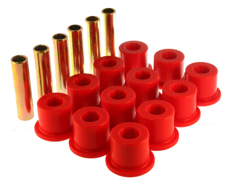 Energy Suspension GM 2 & 4 X Rear Spring Bushing - Red for offroad performance upgrades