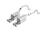 Borla 09-12 Chevy Corvette C6 Coupe/Convertible 6.2L 8cyl Aggressive ATAK Exhaust system components.
