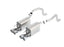 Borla 09-12 Chevy Corvette C6 Coupe/Convertible 6.2L 8cyl Aggressive ATAK Exhaust system components.