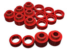 Energy Suspension Chevy Xtra Cab 2&4Wd Body Mts - Red for offroad parts