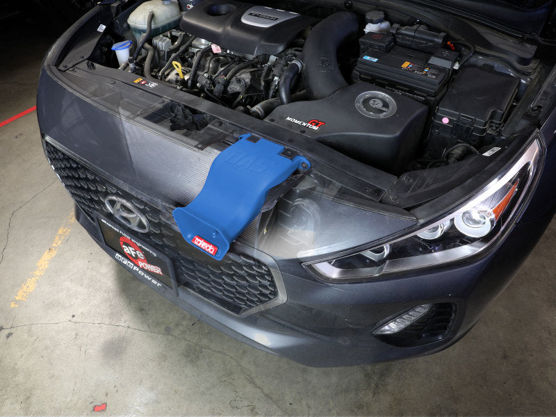 aFe 18-20 Hyundai Elantra GT L4-1.6L (t) Takeda Momentum Dynamic Air Scoop - Blue Secondary image