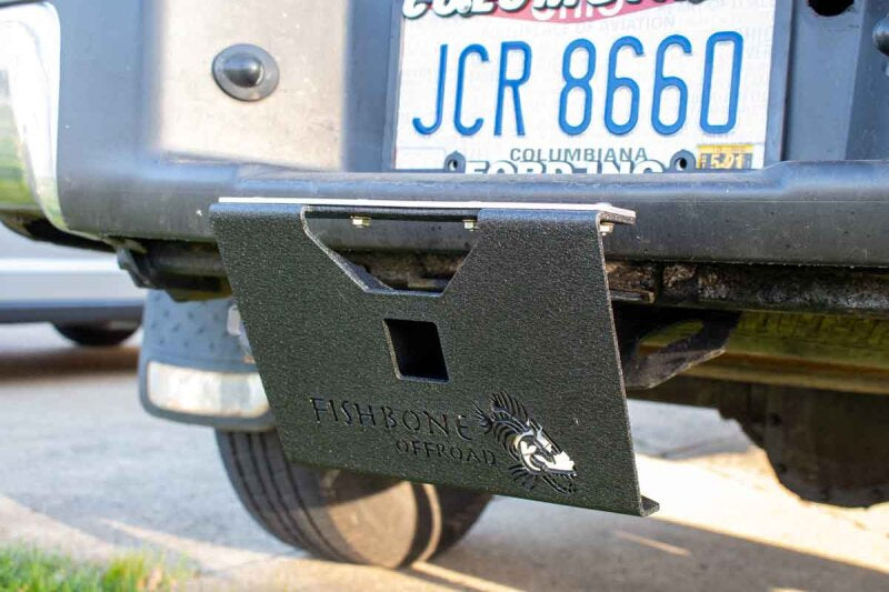 Fishbone Offroad 2In Receiver Hitch Mounted Step - Black Powdercoat Steel Secondary image