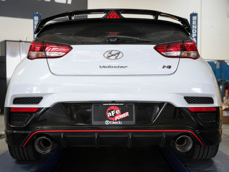 aFe Takeda Exhaust Axle-Back 19-20 Hyundai Veloster N 304SS Polished Dual Tips Exhaust Secondary image