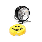 KC HiLiTES Daylighter 6in. Halogen Light 100w Spread Beam (Single) - Black SS for offroad lighting and electrical.