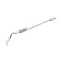 MagnaFlow Sys C/B 11-15 Ford Super Duty F250 6.2L EC CC, SS 3.5in Single Rear Pass Side Ext 5in Tip exhaust system