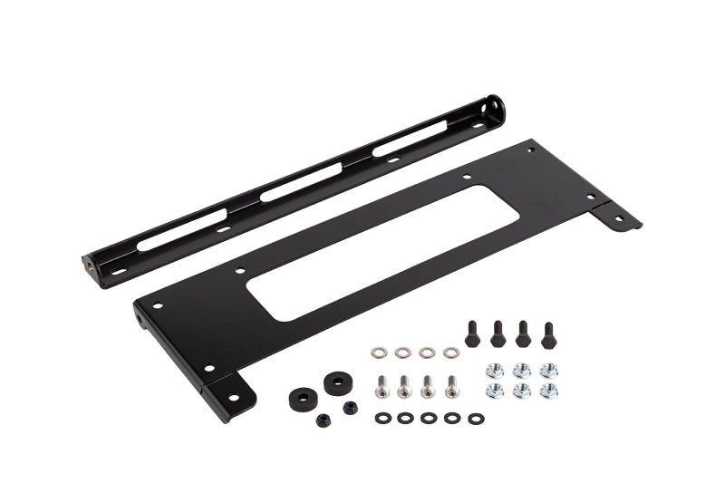ARB Flip Up License Plate Kit components for offroad parts