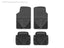 WT Rubber Mats - Front - Blk for all-weather vehicle protection