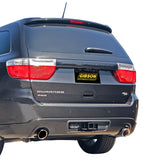 Gibson 11+ Dodge Durango R/T 5.7L 2.25in Axle-Back Dual Exhaust - Stainless installed on a Dodge Durango.