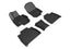 3D MAXpider 20-22 Mercedes-Benz GLE-Class 5-Seat Kagu 1st & 2nd Row Floormat - Black set of floor mats
