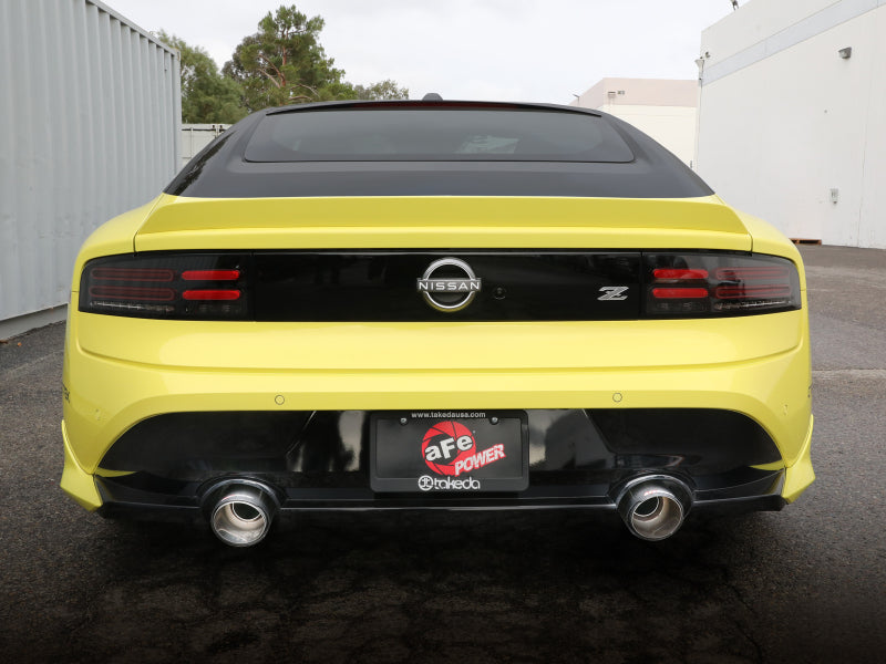 aFe POWER Takeda 2023 Nissan Z 2 1/2in 304 SS Cat-Back Exhaust System w/ Carbon Fiber Tips Secondary image