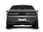 Borla 15-16 Dodge Challenger R/T 5.7L Dual Rectangle Angle Cut Dual Split Rear Exit ATAK Exhaust installed view