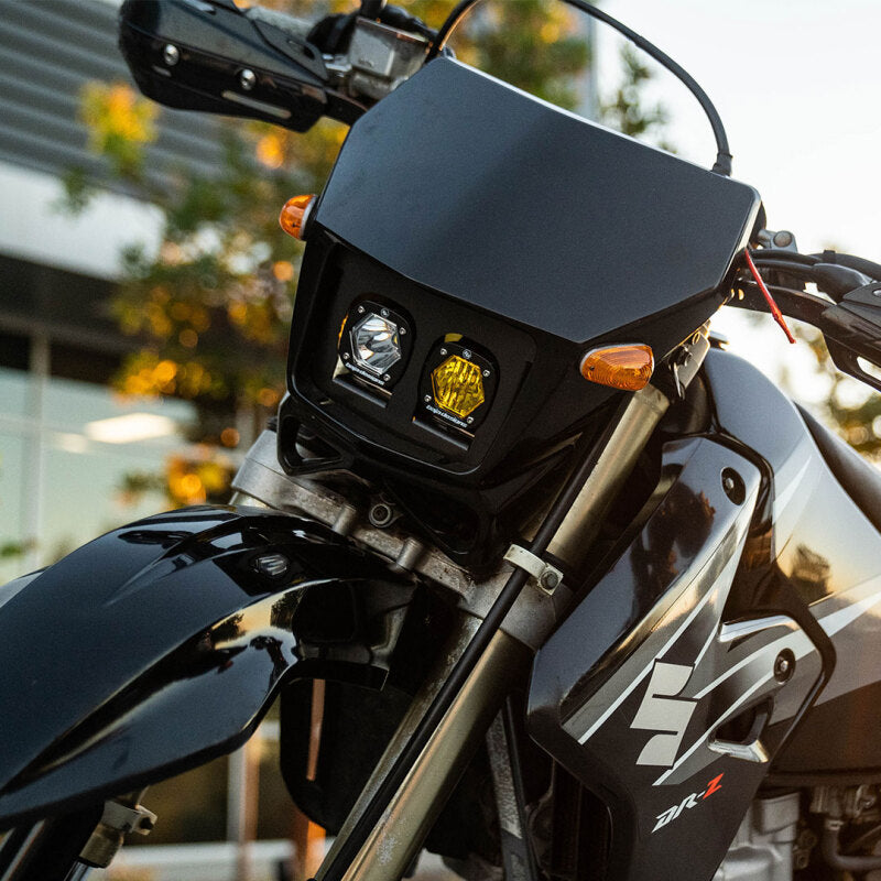 Baja Designs Suzuki DRZ400/S/SM/DR650/SE/R/RE/S Dual S1 Headlight Kit for offroad lighting