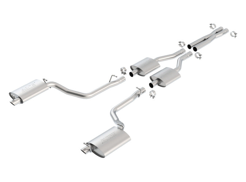 Borla 11-14 Dodge Charger R/T / 11-14 Chrysler 300 C 5.7L V8 AT/MT S-Type SS Catback Exhaust parts for performance upgrades.
