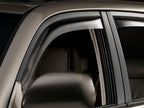 WeatherTech 03-09 Toyota 4Runner Front and Rear Side Window Deflectors - Dark Smoke installed on a vehicle