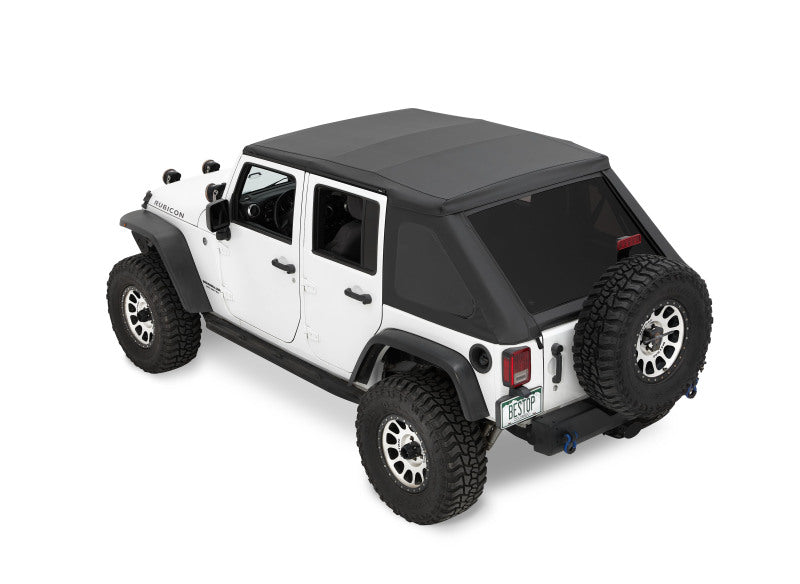 Bestop 07-18 Jeep Wrangler JK 4-Door Ascent (Black Diamond) Secondary image
