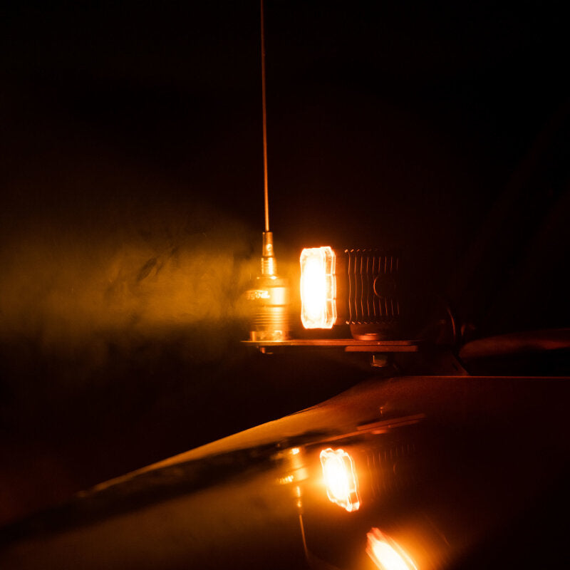 KC HiLiTES FLEX ERA 1 Single Light Shield ONLY (Amber) Secondary image