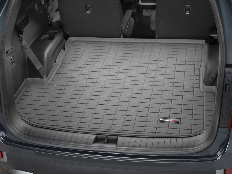 WeatherTech 2020+ Hyundai Palisade (Behind 2nd Row Seating) Cargo Liners - Grey Secondary image