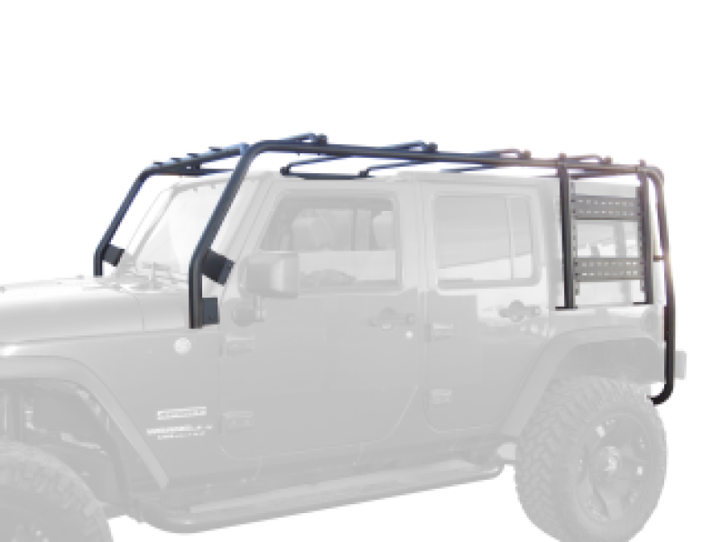Body Armor 4x4 07-18 Jeep Wrangler JK 2/4dr Roof Rack Front/Rear Frame Kit Secondary image