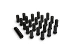 ICON Alloys Lug Nut Kit Black - 14x1.5 - 24 Lug Nuts w/ Key for offroad performance upgrades.