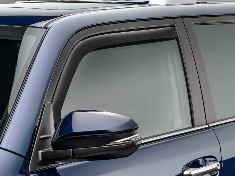 WeatherTech 10-23 Toyota 4Runner Front Side Window Deflectors - Dark Tint Secondary image