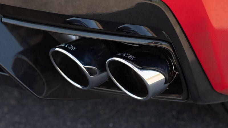 Borla 2020 Chevrolet Corvette C8 6.2L S-Type Exhaust System Dual Round A/C Tips 4inx 4.75in Secondary image