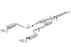 Borla 15-16 Dodge Challenger R/T 5.7L Dual Rectangle Angle Cut Dual Split Rear Exit ATAK Exhaust components
