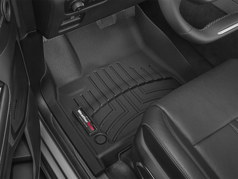 WeatherTech 22-23 Jeep Wagoneer/Grand Wagoneer Front FloorLiner - Black for interior protection and precise fit.