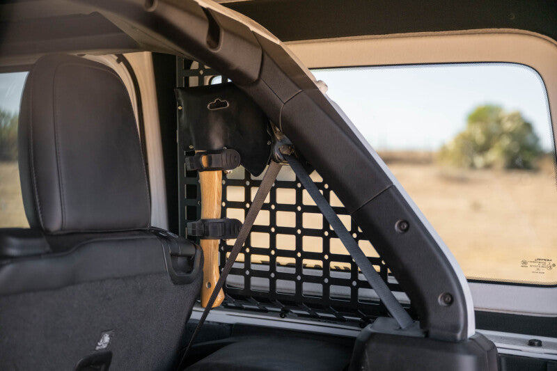 DV8 Offroad 18-25 Jeep Wrangler (JL) 4-Door Rear Window Pocketed Molle Panels Secondary image