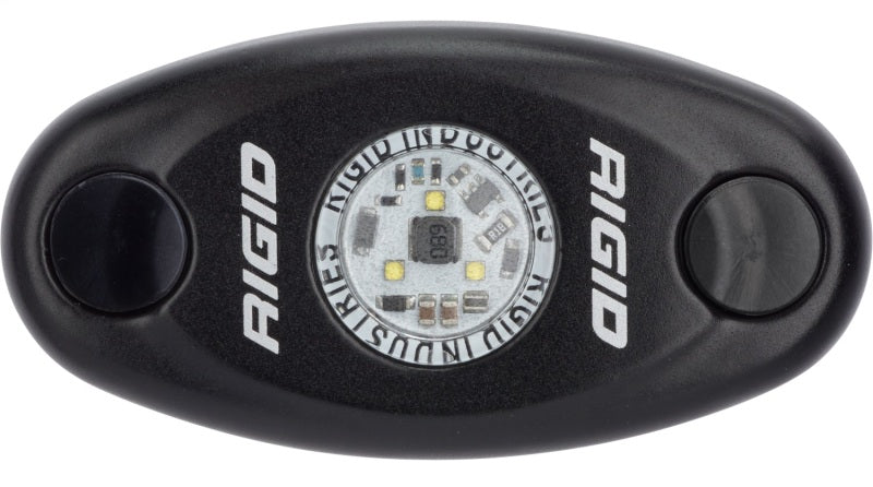 Rigid Industries A-Series Light - Black - Low Strength - Red for offroad lighting and electrical