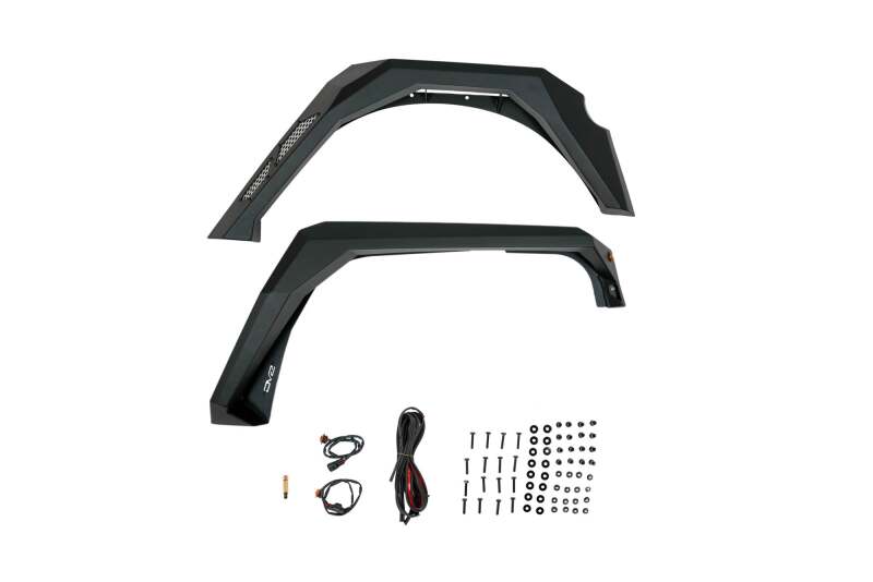 DV8 Offroad 07-18 Jeep Wrangler JK Armor Fender Flares Secondary image