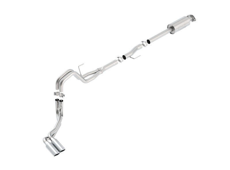 Borla 15-16 Ford F-150 3.5L EcoBoost Ext. Cab Std. Bed Catback Exhaust ATAK Truck Side Exit Main image