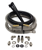 Air Lift Loadlifter 5000 Ultimate Plus Stainless Steel Air Line Upgrade Kit components for suspension lift kits.