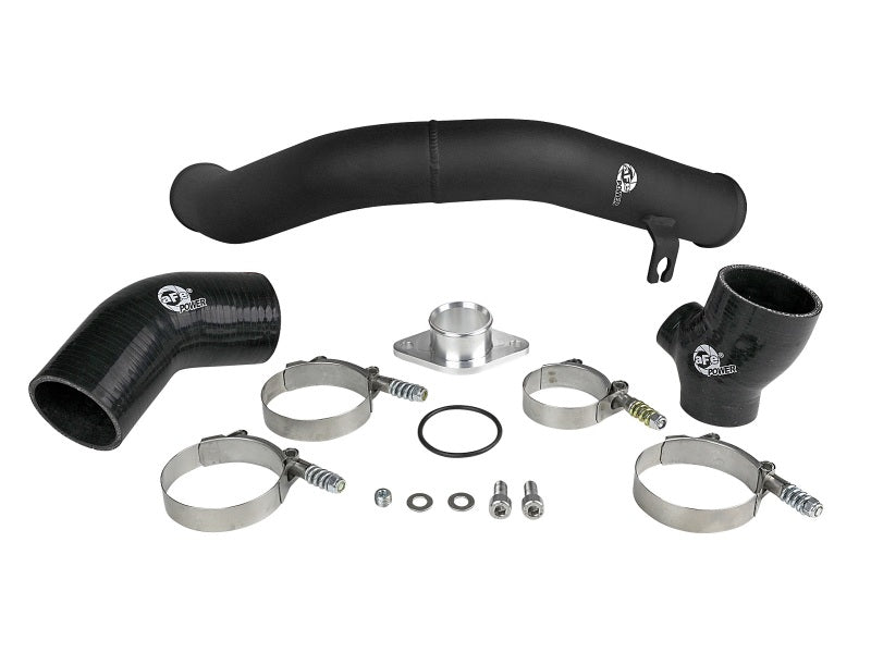 aFe BladeRunner 2.5in Aluminum Hot Side Charge Pipe 15-20 Subaru WRX 2.0T - Black Secondary image
