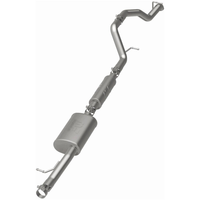 MagnaFlow 12-18 Jeep Wrangler 2.5in Overland Series Cat-Back Exhaust for improved off-road performance