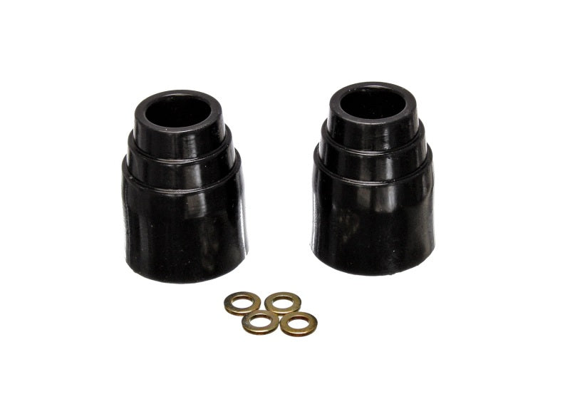 Energy Suspension 3-1/8in Bump Stop Set - Black for offroad performance upgrades.