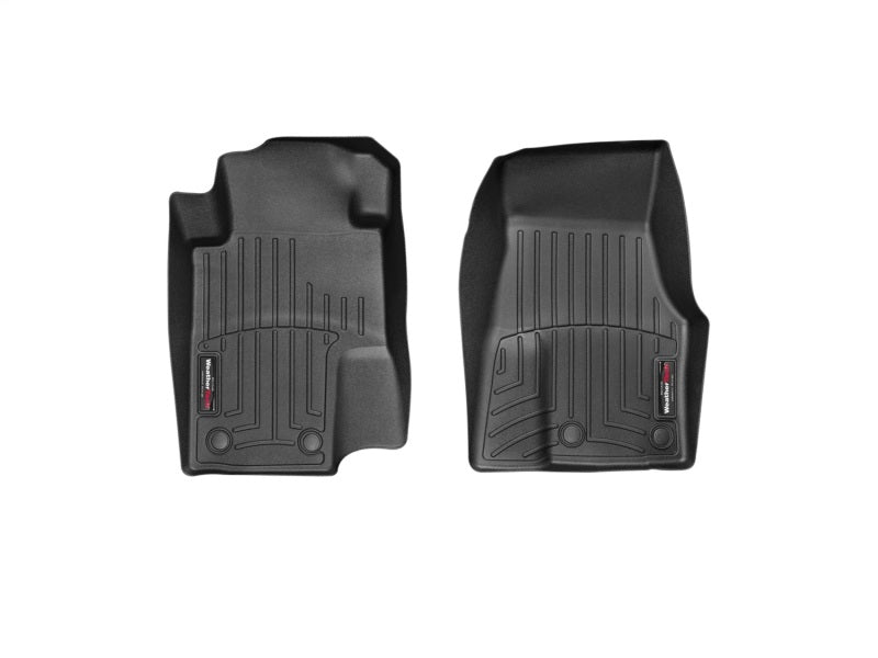 WeatherTech 12-13 Ford Mustang Front FloorLiner - Black Main image
